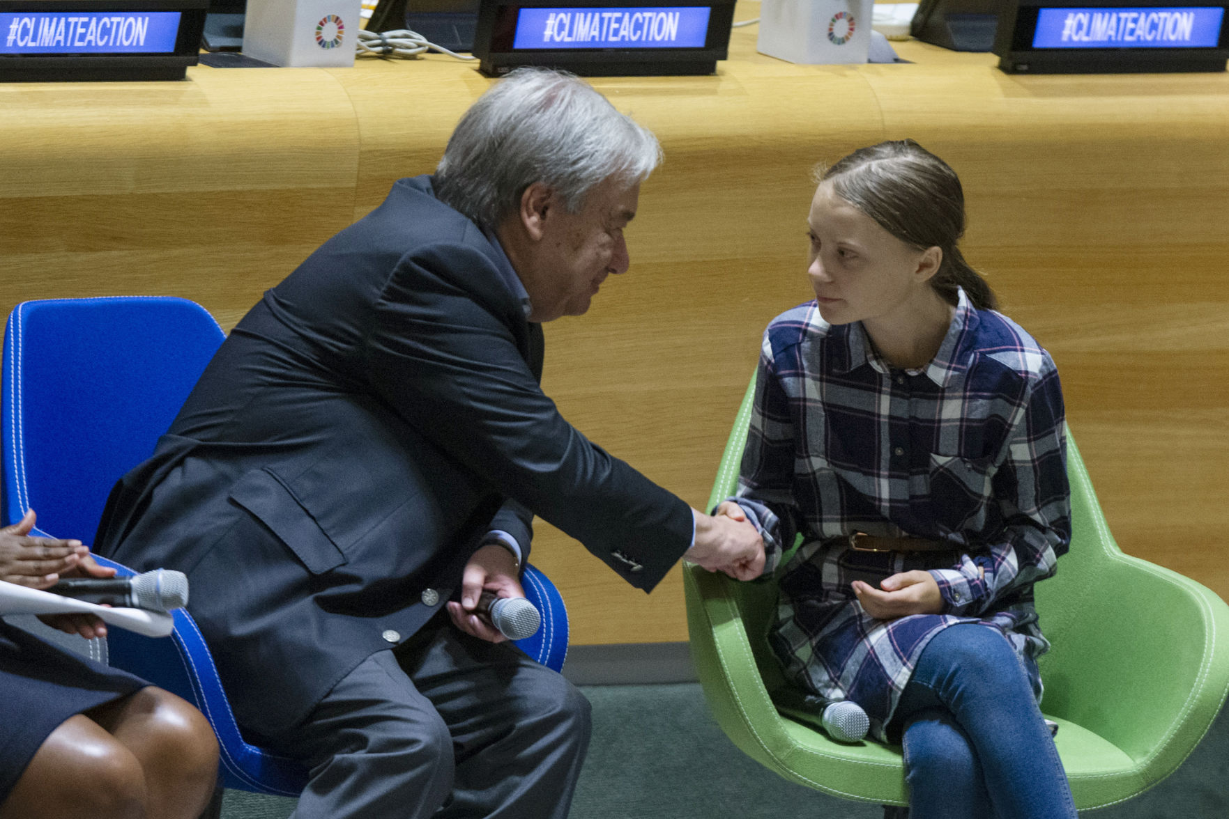 APTOPIX United Nations Youth Climate Summit